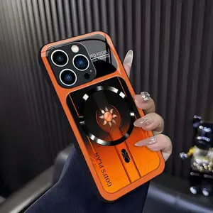 God's Plan Luxury Magnetic Casing for iPhone 12 Pro Max - Aesthetic Religious Smartphone Cellphone Handheld Accessory, MagSafe-Compatible Christian Gift - 975