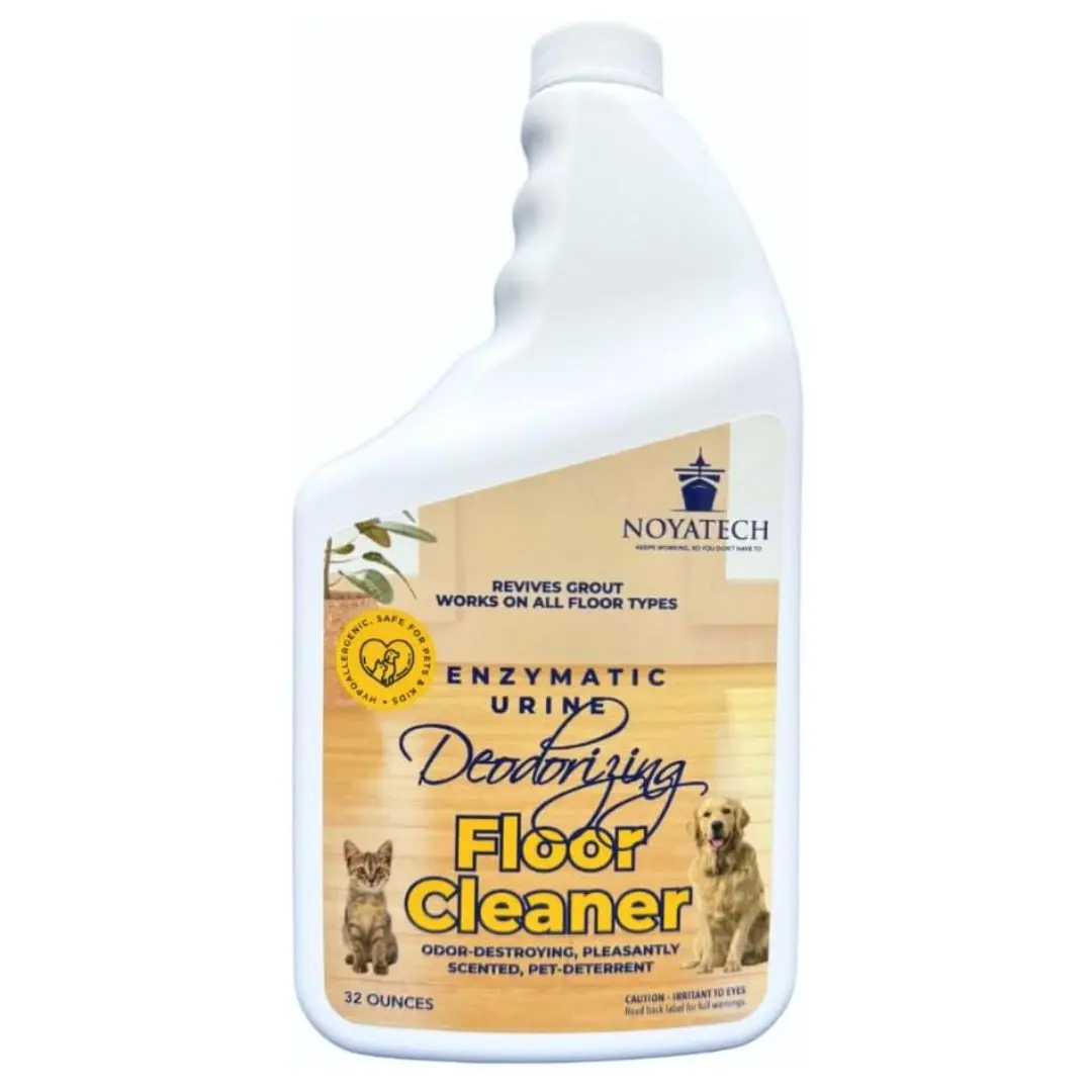 Powerful Pet Floor Cleaner for Mopping. Enzyme Degreaser Odor Eliminator for Strong Odor. Removes Urine. Safe Deep Cleaner Floors and Grout. Commercial Grade Concentrate . | Washable Wet Mop