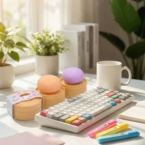 Soft Plush Toy Buy, Mysecret Bun Stress Relief Toy, Soft Tpr Material, Perfect Gift for Valentine's Day & Easter, Suitable for Kids