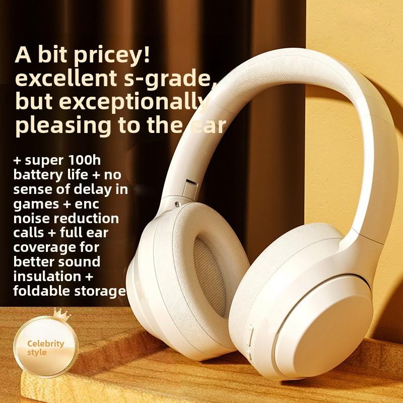 Wireless Bluetooth Headphones, New Wireless Gaming Noise-Canceling Headphones, Office & Leisure Headphones, Long Battery Life, High-Definition Sound.