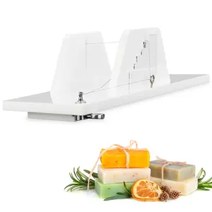 CraftyBook Wire Soap Cutter Slicer - Block Cheese Cutter Board with Wire