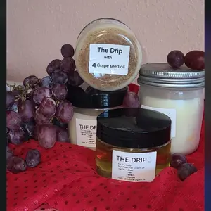 6oz Hair and Beauty The Drip Grape Seed Oil for Promoting Growth and Preventing Hair Loss - Haircare, Scent Remedy