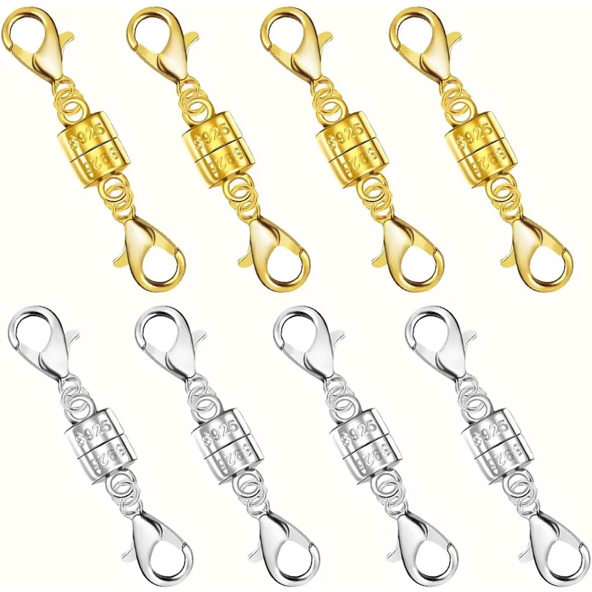 8pcs | 4gold & 4silver