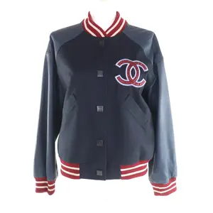 Pre-owned CHANEL Wool Small Leather Goods Jacket