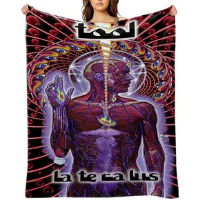 Tool-Band-Flannel Throw Blanket for Girls Boys- Ultra Soft, Anti-Shrink & Wrinkle-Resistant ,Quick-Dry, Machine Washable Cozy Throw ,Perfect Gift for Kids Adults A-90