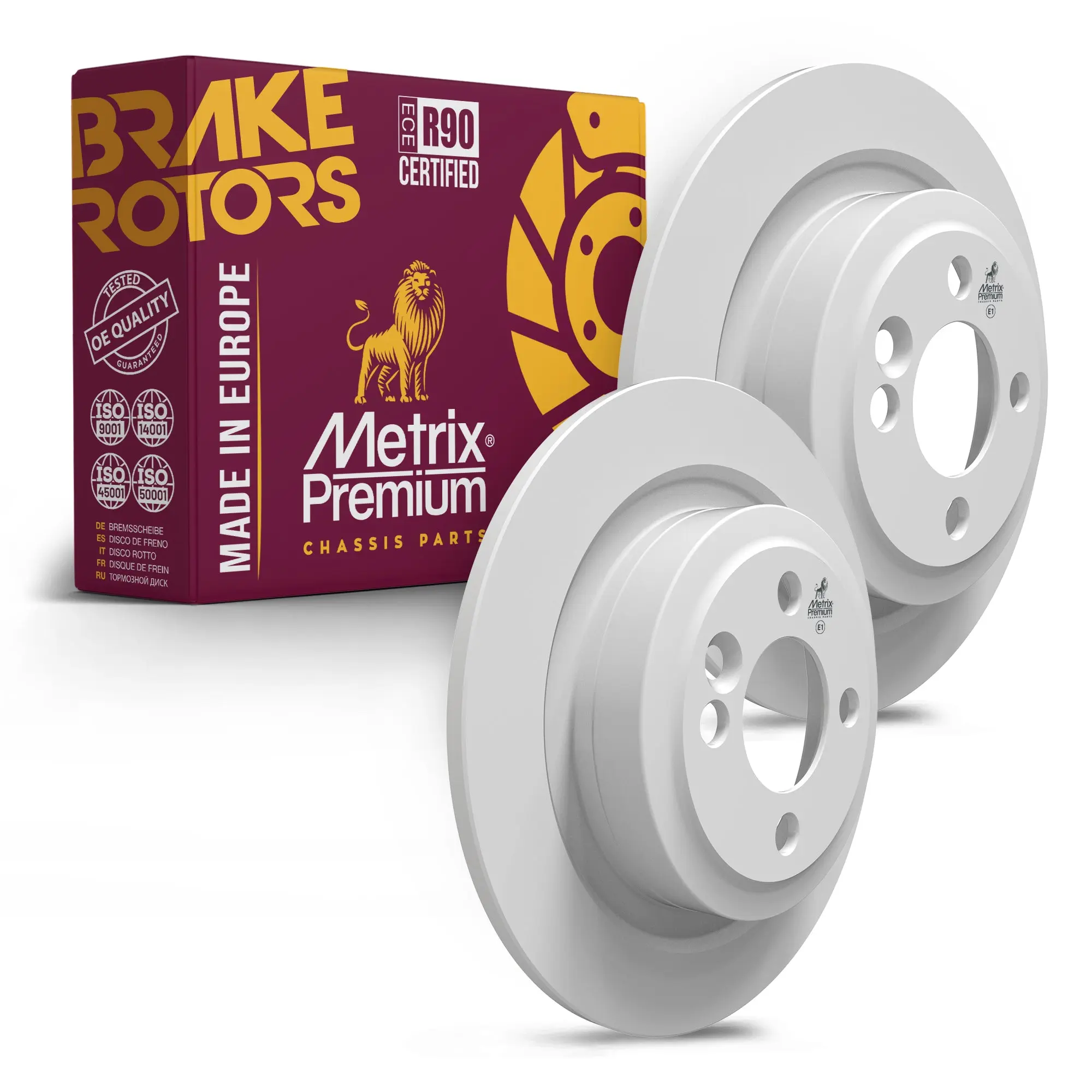 2 PC Rear Disc Brake Rotor Kit 91864MT