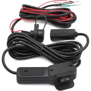 Hand Remote Controller with Ergonomic Grip and Control Socket Assembly for ATV UTV Winch