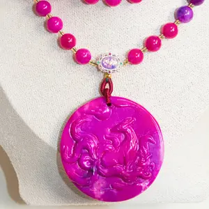 Jade Pendant Pendant, Purple Pendant