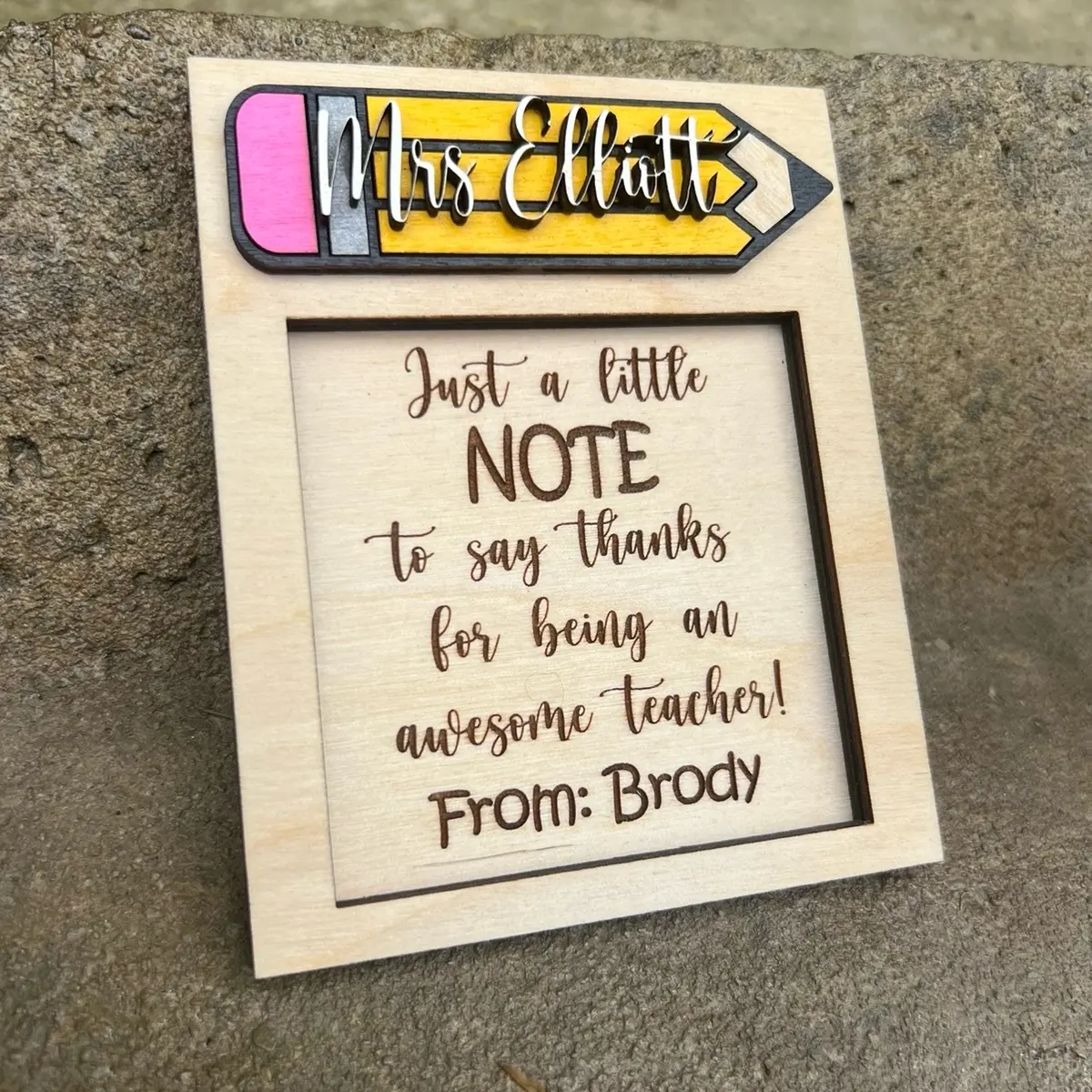 Post it Note Holder || Teacher Gift || Gifts for Teachers