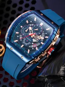 Skmei Fashion Quartz Watch for Men, Street Style Analog Display, fashionable Luminous Waterproof Watch, Calendar Timer, Perfect Gift Box, Suitable for All Seasons