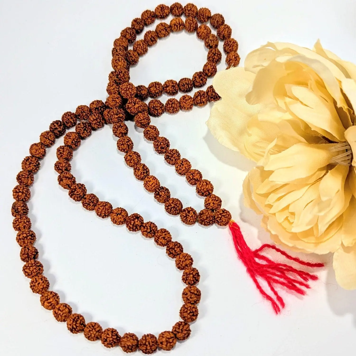 Rudraksha Seed 36" Mala Necklace Rosary