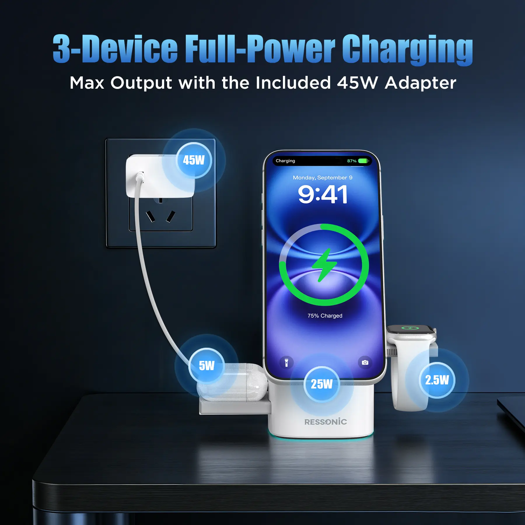 3 in 1 Wirelss Charger