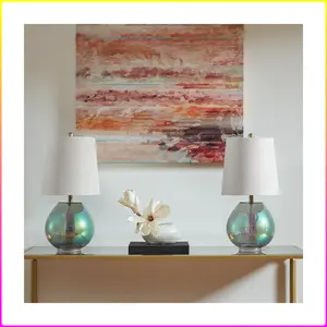 Ranier Iridescent Glass Table Lamp
