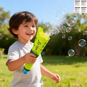 KB Bubble Machine Torch, 3pcs 21-Hole Dense Bubbles, Kids Fun Toy, Spring Outdoor Birthday Party Halloween Gift, Ages 3-12