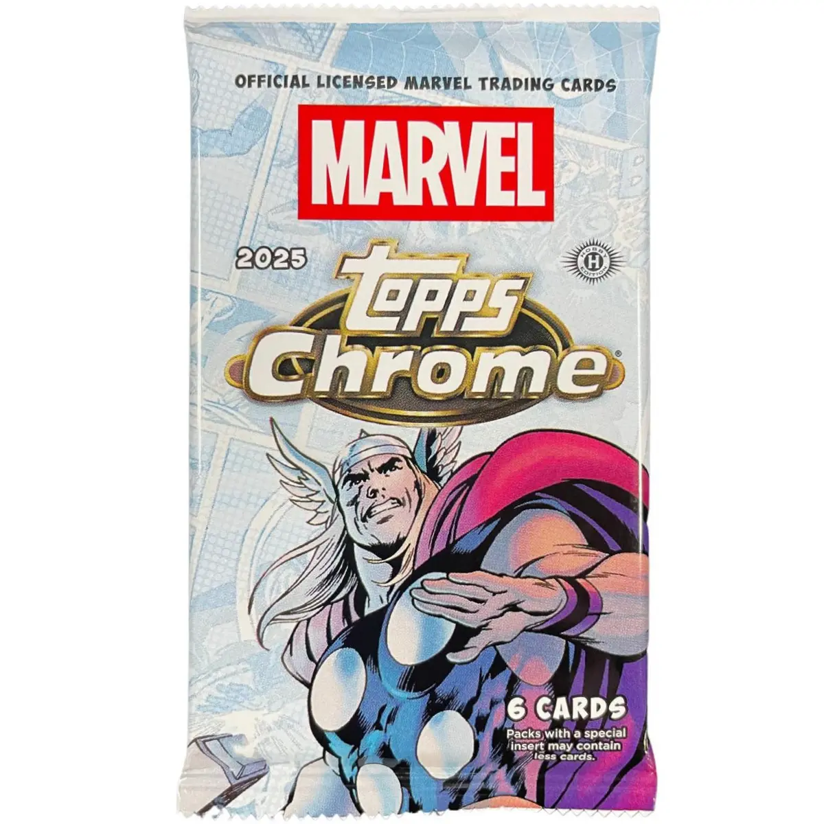 2025 Topps Chrome Marvel Hobby Pack