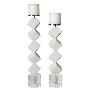 CASEN CANDLEHOLDERS Decor Marble Set Ornaments