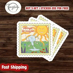 Chinga La Migra Abolish ICE Sticker/ Magnet, Pro Immigration, Human Rights Civil Rights Equality, Anti ICE, Sticker Gift