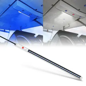 4WDKING LED Boat Interior Lights 14.5 Inch Aluminum Dual Color T-Top LED Marine Courtesy Light Strip with Magnet Dimmable lighting for Deck Cockpit Cabin Porch Yacht Sailboat 9-30V