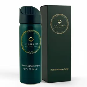 Ten Aces Medical Silicone Based Adhesive Spray for Ostomy skin barriers - STOP ostomy leaks and get back to living your best version of you️️️ - suitable for ostomy, continence care (MECs), and small prosthetic use