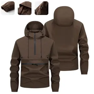 Ripstop Windproof Comfort Hooded Jacket