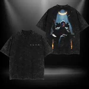 Paul Atreides Dune Retro Vintage Menswear Gift movie fans Top Apparel Classic Oversized Seamless Simple Straight Man Clothes Cotton designer shirts, graphic tees, men gifts, ,Graphic Streetwear T-shirt tees  good