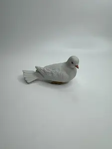 Vintage Homco Home Interiors #8856 White Porcelain Dove Pidgeon Figurine