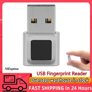 USB Fingerprint Reader 360 Degrees Touch Fast Matching High Sensitivity Hello Fingerprint Reader for Win Laptop Computer