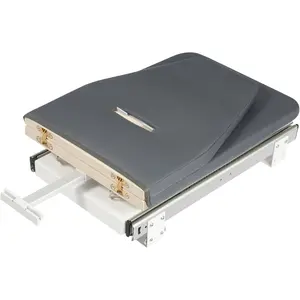 Foldable Ironing Board Compact Space Saving Design Portable Tabletop Ironing Board 180 Degree Rotation Wall Mounting Small Board Stable MDF Construction Supports 99.2 Pounds Steel Stainless Grey