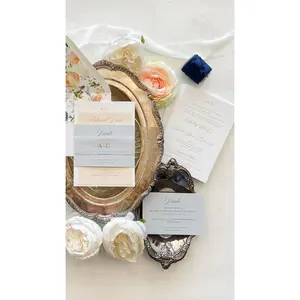 Letterpress Wedding Invitations |  Style 402