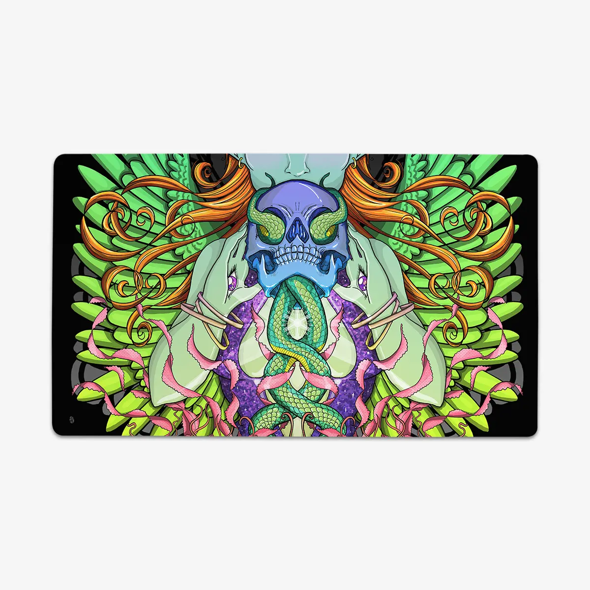 Crystal Skull Sorcery Thin Desk Mat