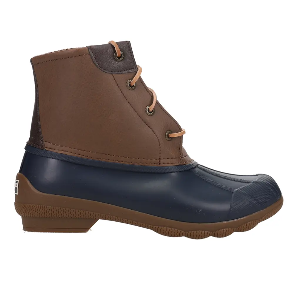 Sperry Womens Syren Gulf Round Toe Zippered Duck Casual Boots Ankle Low Heel 1-2" - Brown Sperry Womens Syren Gulf Round Toe Zippered Duck Casual Boots Ankle Low Heel 1-2" - Brown