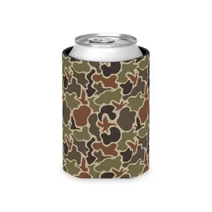 Everything Camo Collection – Duck Hunter Camo with Flying Ducks Camo Can Cooler, Insulated Sleeve for Beer & Soda