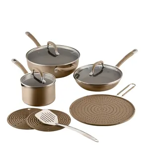 10-Piece ScratchDefense Nonstick Cookware Set
