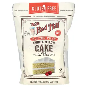 Bob's Red Mill Vanilla Yellow Cake Mix, Gluten Free, 19 oz (539 g)
