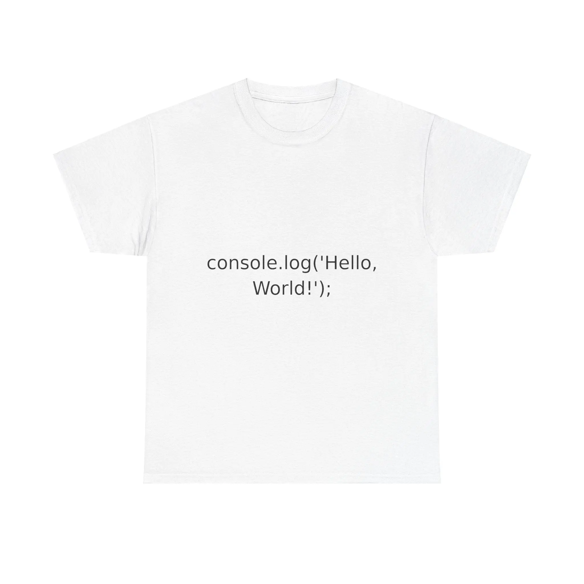 JavaScript Console Log T-Shirt
