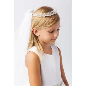 Crown with Veil First Communion Accessories Style  705