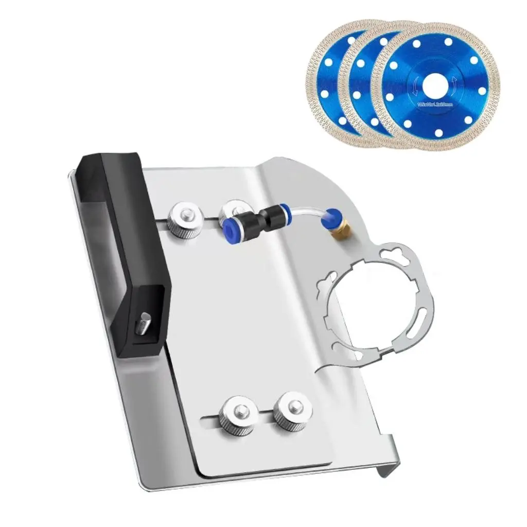 Tile Beveling Trimming Machine Kit, Portable Tile Beveling Trimming Machine with Diamond Saw Blade, Power Tool Accessories