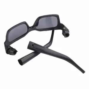 RAVE Sun Glasses 2 in 1 Male/Female with Invisible Storage Feature, 153mm Length, 53mm Height, Black Color, Ideal for Everyday Use