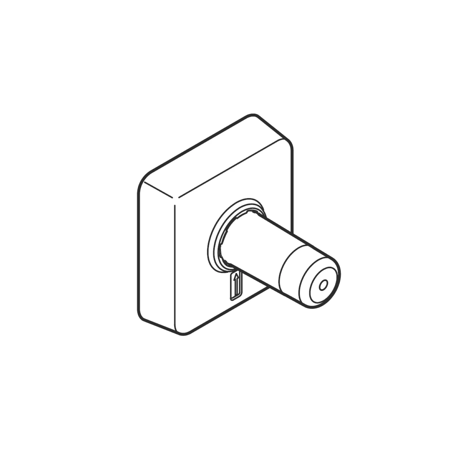 Dornbracht 35087970-900010 Pot Filler Rough-In Wall Elbow