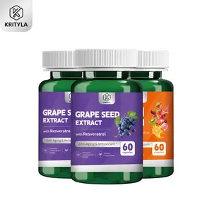 【KRITYLA】Grape Seed Extract*2 + Multivitamins*1,Three-bottle combo pack.
