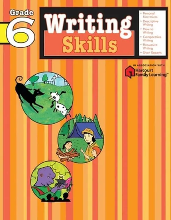 USED Book - Writing Skills, Grade 6 by Flash Kids Editors (Paperback) - english