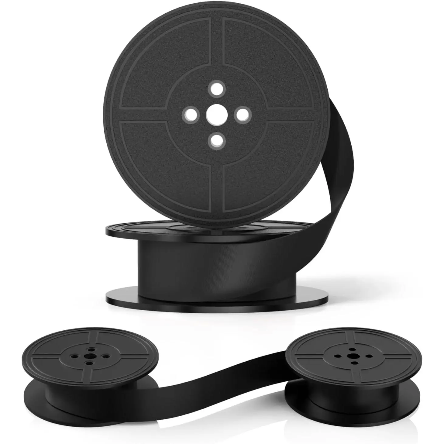 2 Pairs Typewriter Ribbon - Black Ink Ribbon for Manual Typewriters, Suitable for Royal, , Smith , and Other Classic Typewriters - Delivers Crisp, Long-Lasting Prints