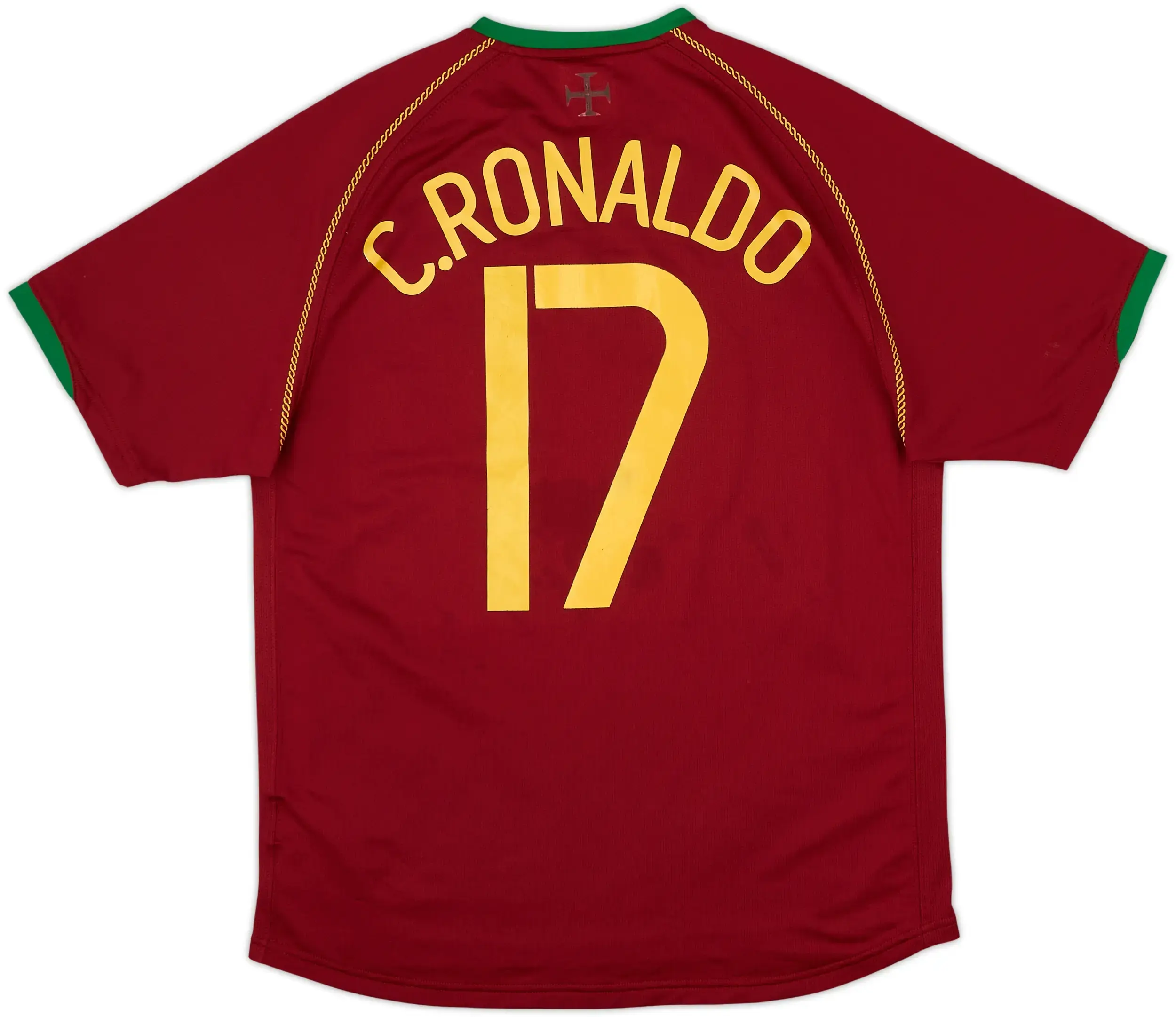 POR Edition 2006-2008 GOAT #17 Short Sleeve Soccer Jersey