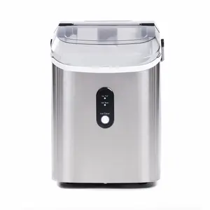 Antarctic Star X2 Nugget Ice Maker Portable Soft Chewable Ice Maker with Built-in Handle Sleek Design for Countertop Use