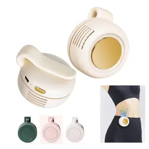 Portable Bladeless Waist Fan, Rechargeable Personal Cooling Fan with 3-Speed Adjustable, Silent Turbo Handheld Fan, Rotating Body, Phone Cooling Fan for Outdoor Travel, Camping, Gift for Men