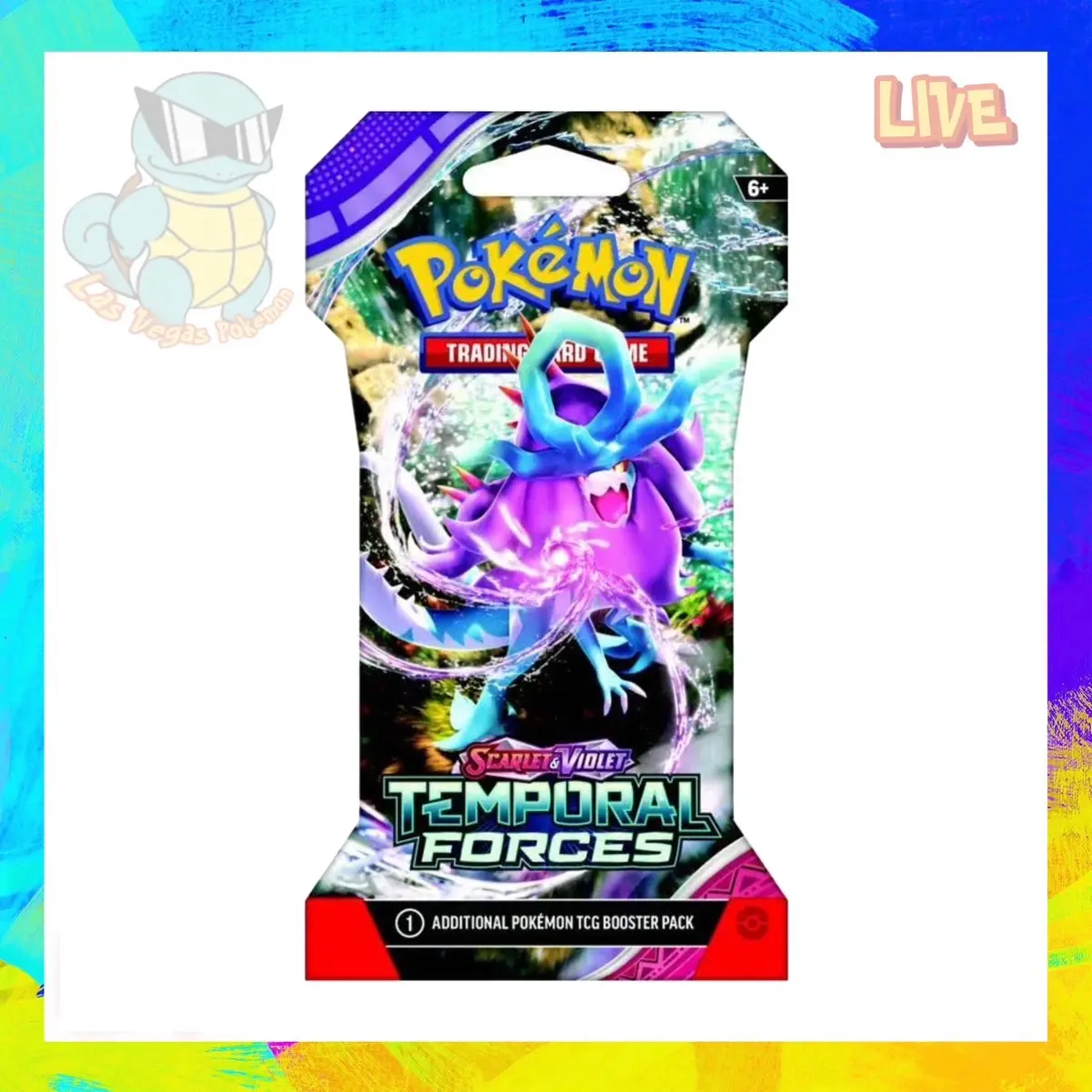 pokemon temporal forces sleeved booster pack Wugtrio and Farigiraf shift types as Tera Pokmon ex Pokemon TCG - Scarlet &