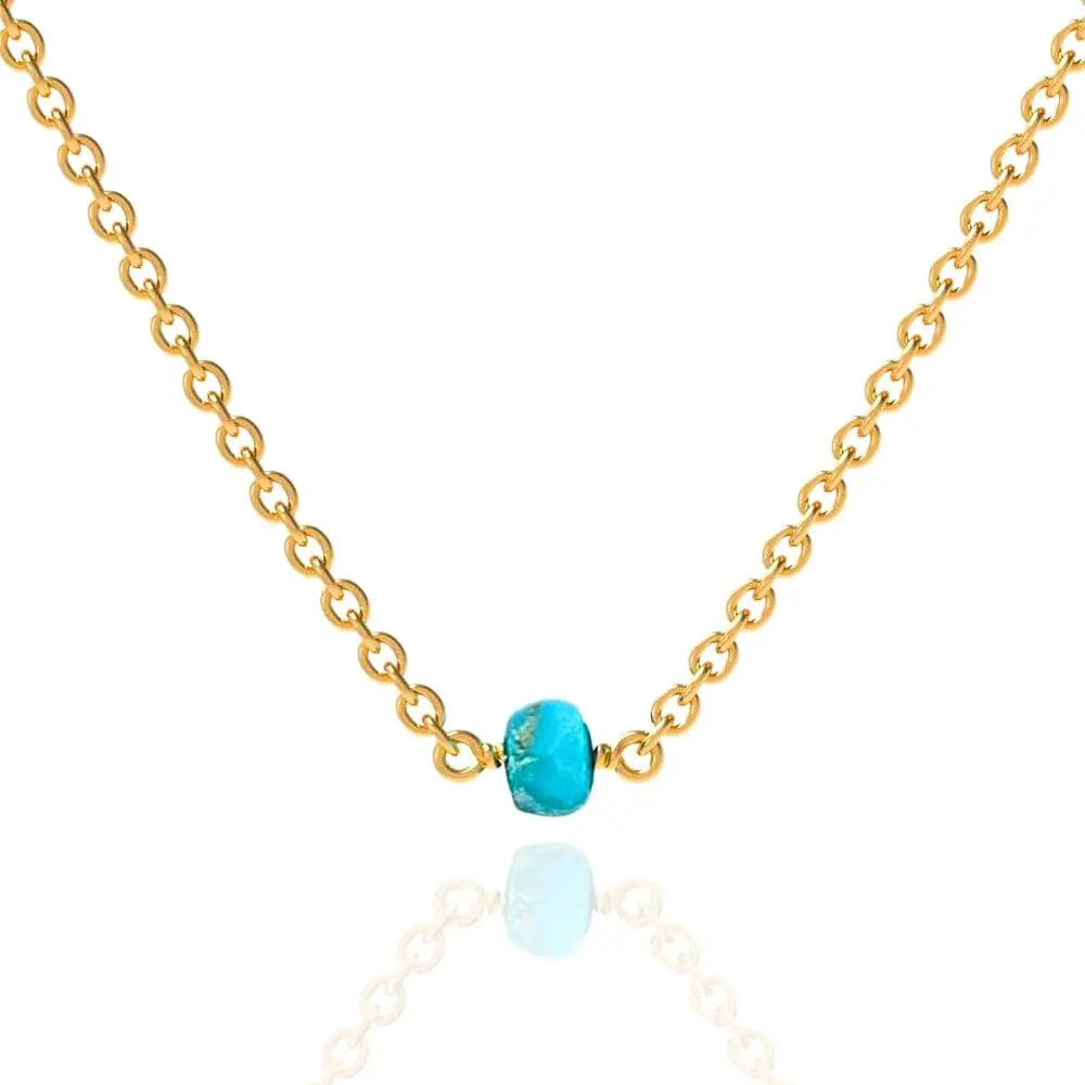 Premium Gold Bead Necklace - Tarnish Free 18K Vermeil S925 for Women