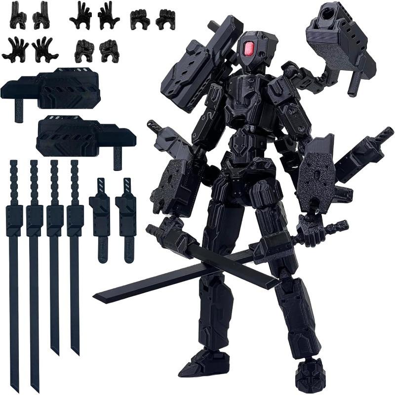 T13 Action Figure Set 8 inch T 13 Multi-Articular Mobile Robot Nova T-13,Desktop Decorations for Game Lovers Toys Assembly Completed