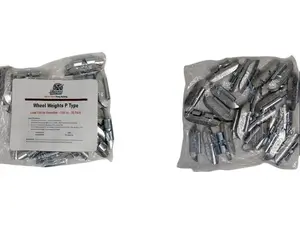 Tire Wheel Balancing Weights P Type REG Type Uncoated Lead Clip On 0.25 - 0.75 oz 50 PCS per Box Precision Balancing Easy Handling