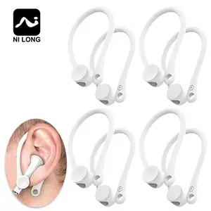 4 Pairs Ear Hooks, Earbuds Accessories, earphone accessories, Anti-Slip, Ergonomic Design, Comfortable Fit, Electronic, Headphone Accessories